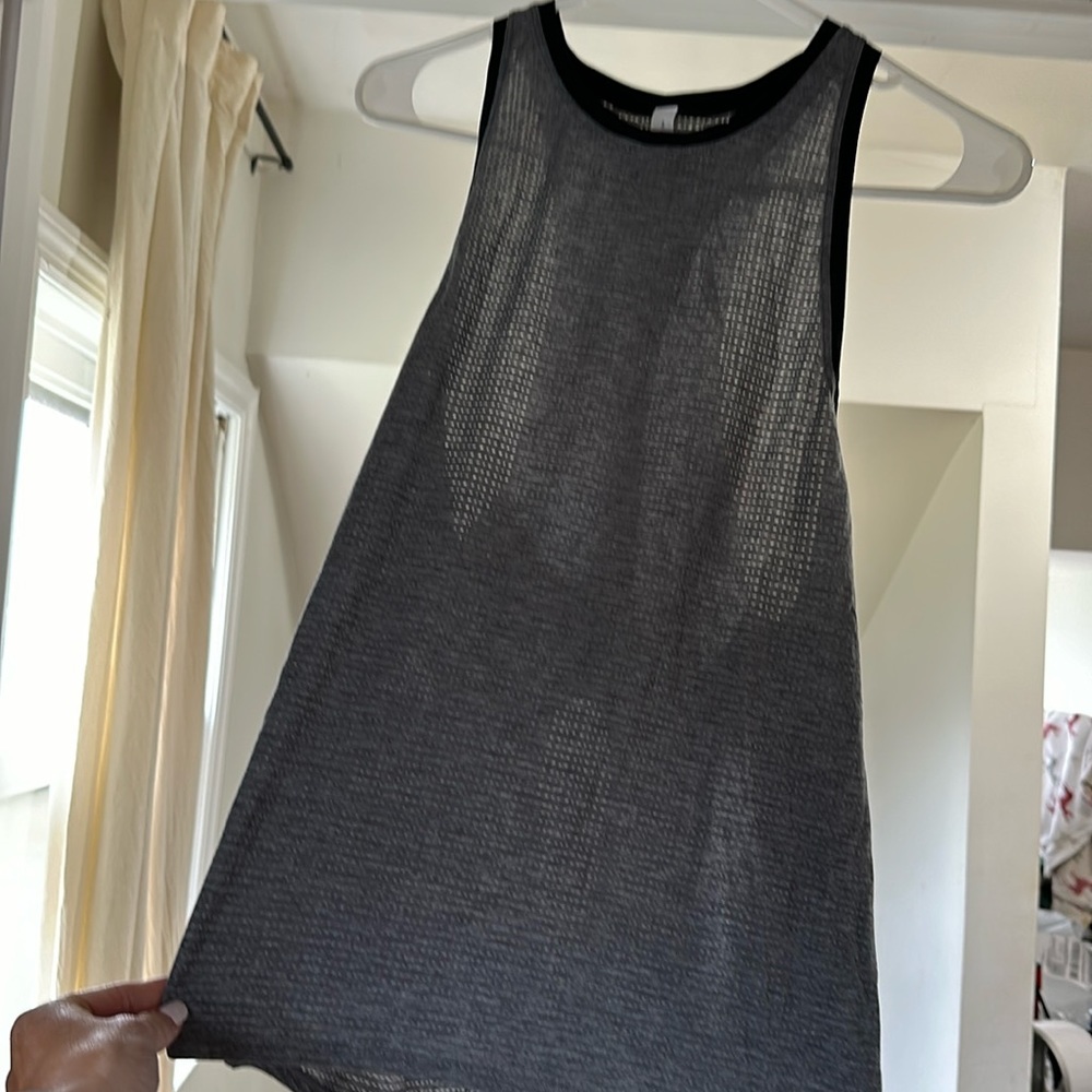 Gray Lululemon Tank with open back